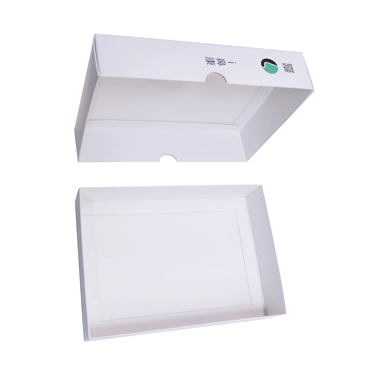 White Cardboard Two-Piece Boxes