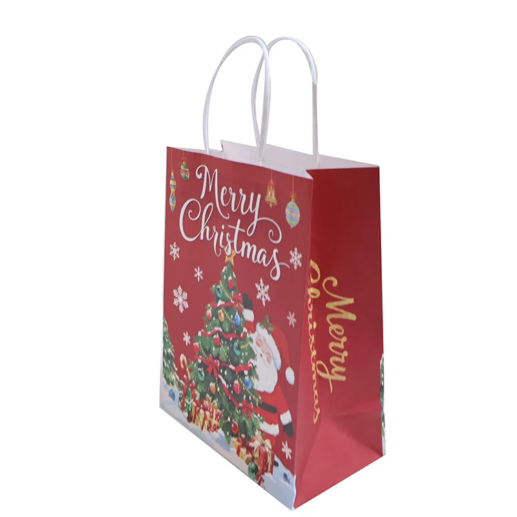 White Paperboard Gift Tote Bags